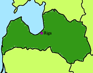 bestemmingen in Letland