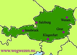 bestemmingen in Oostenrijk