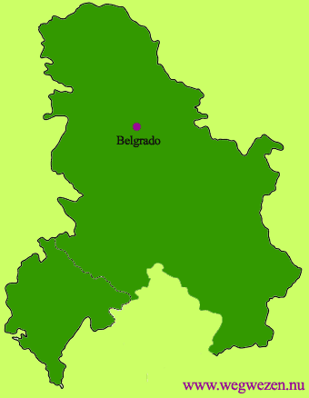 bestemmingen in Servie