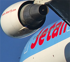 Vliegen met Jetairfly