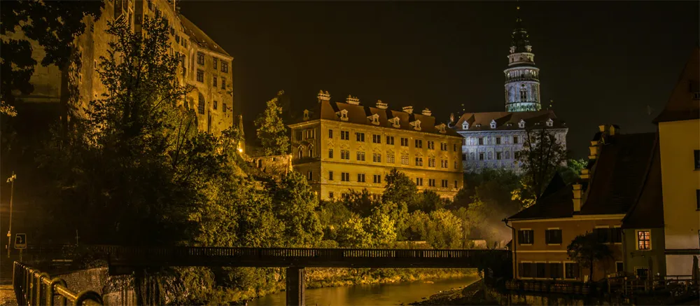 architectuur in Český Krumlov