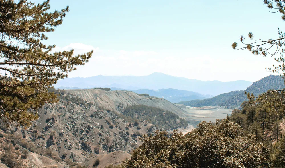 architectuur in Troodos-gebergte