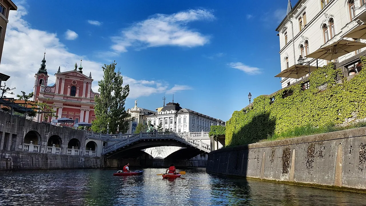 fietstochten in Ljubljana
