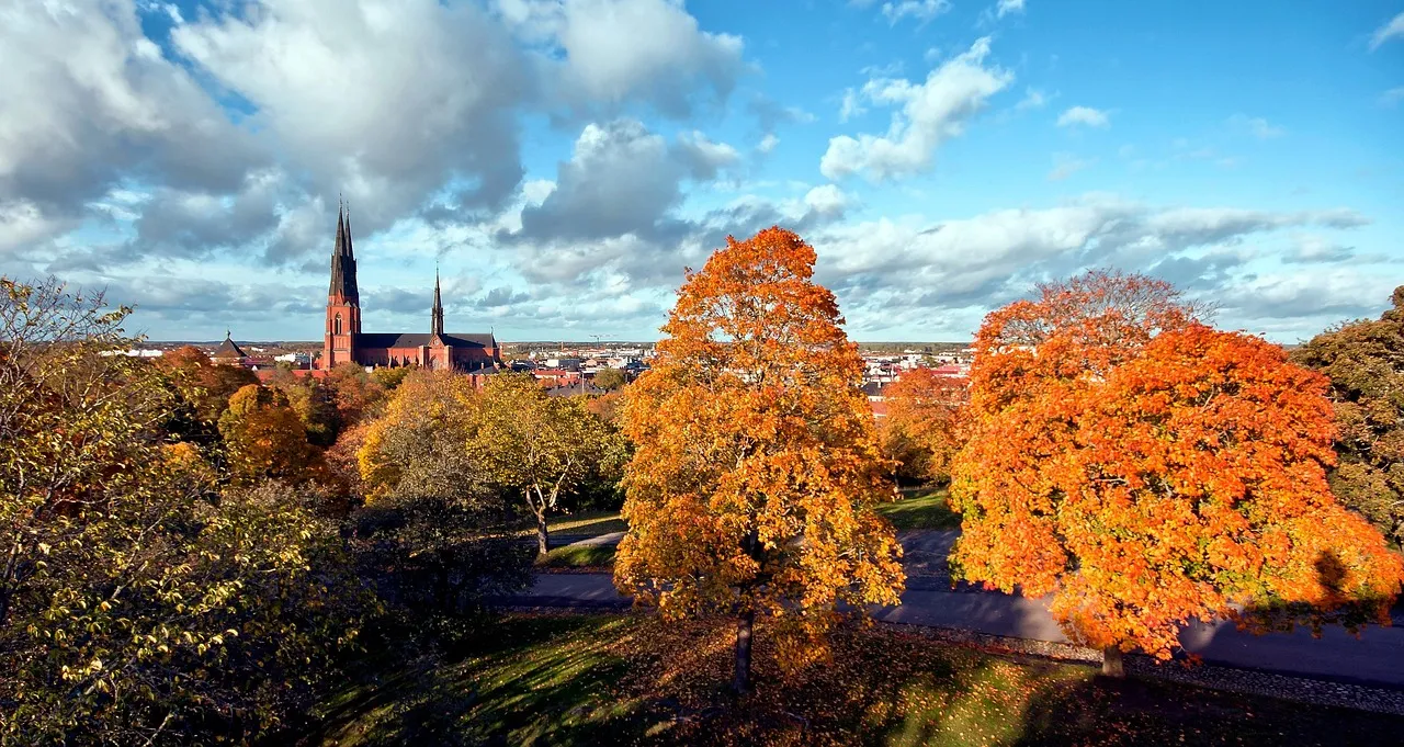 fietstochten in Uppsala